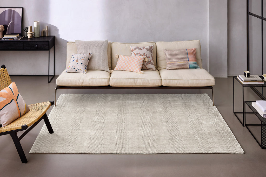 Kurzflor Teppich Perl Weiß "Seattle" WECONhome