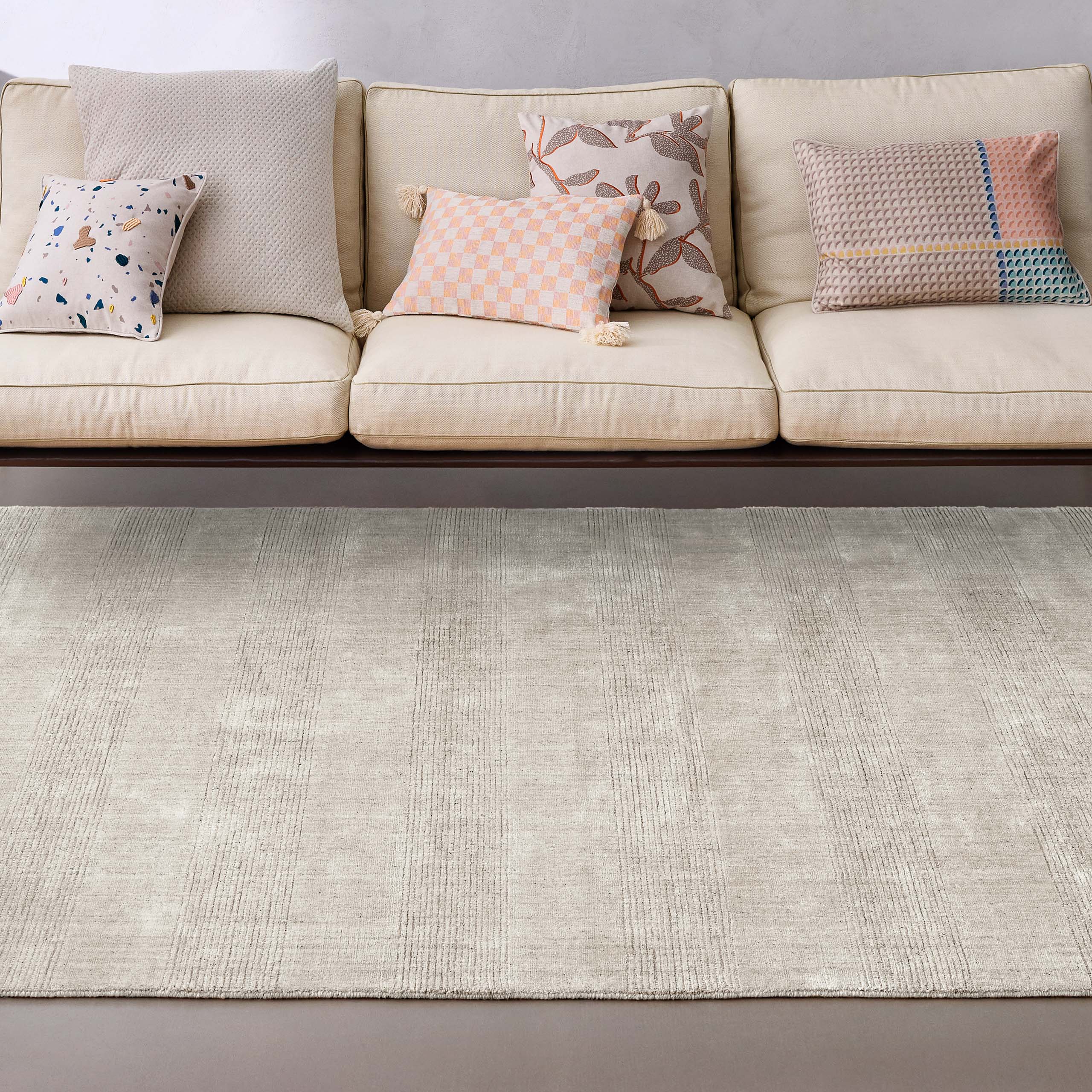 Kurzflor Teppich Perl Weiß "Seattle" WECONhome