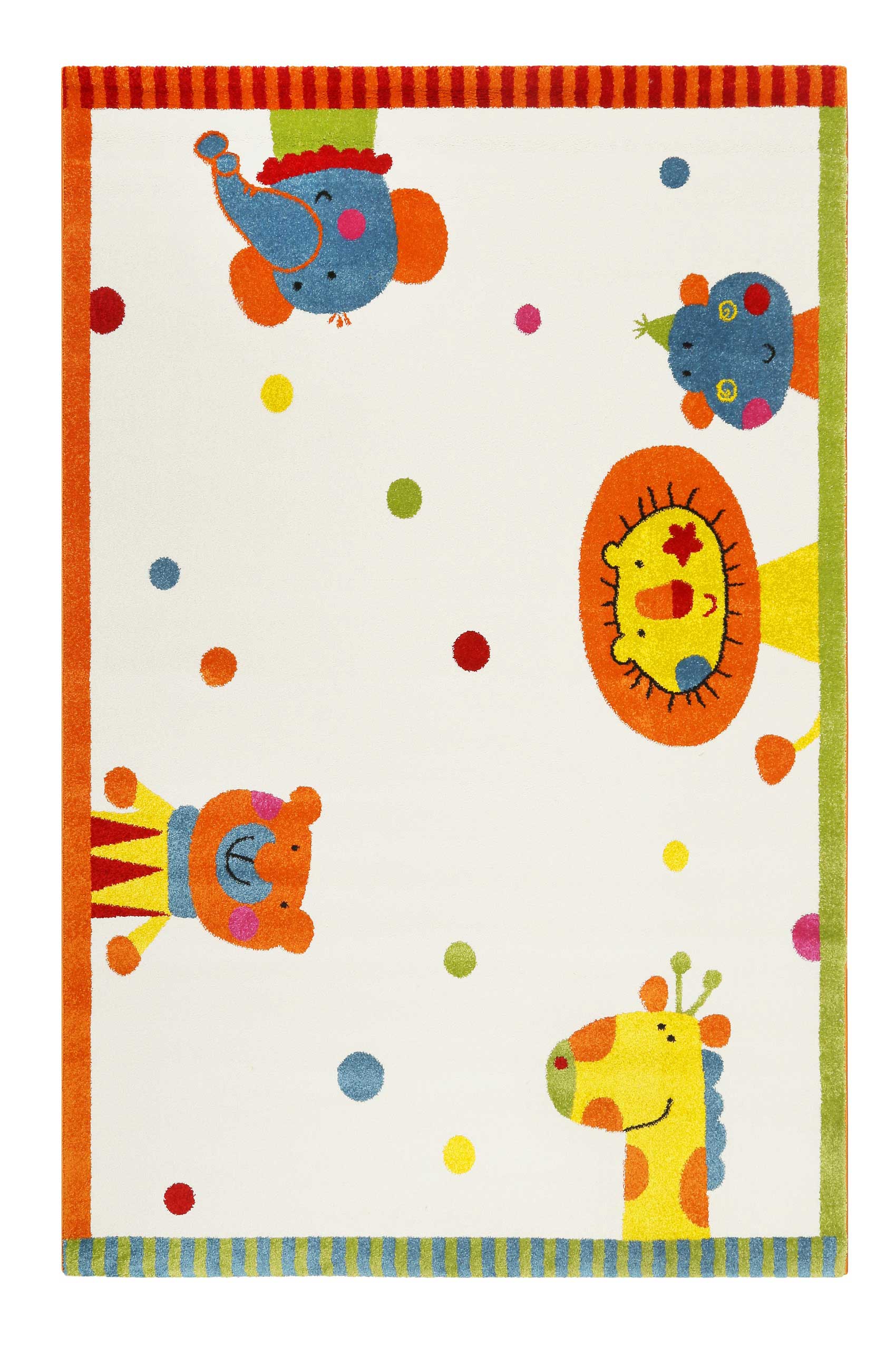Sigikid Kinderteppich Creme Beige "Animal Festival"
