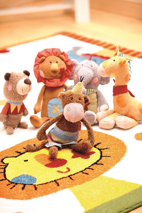 Sigikid Kinderteppich Creme Beige "Animal Festival"
