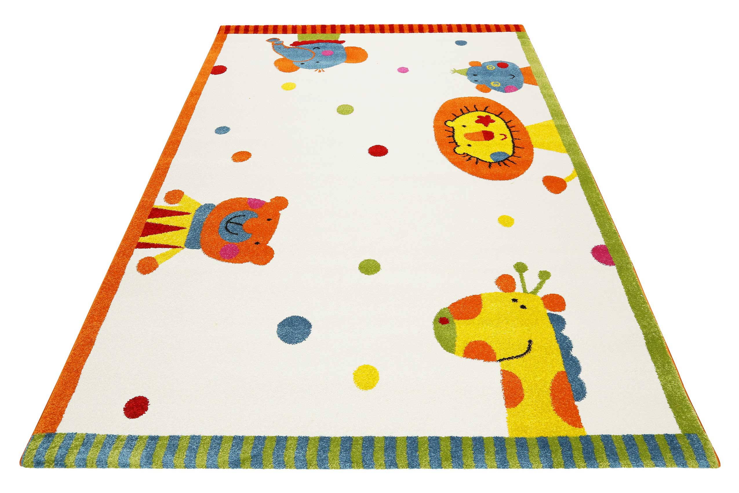 Sigikid Kinderteppich Creme Beige "Animal Festival"
