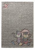 Sigikid Kinderteppich Beige Sand Rosa "Patchwork Sweety"
