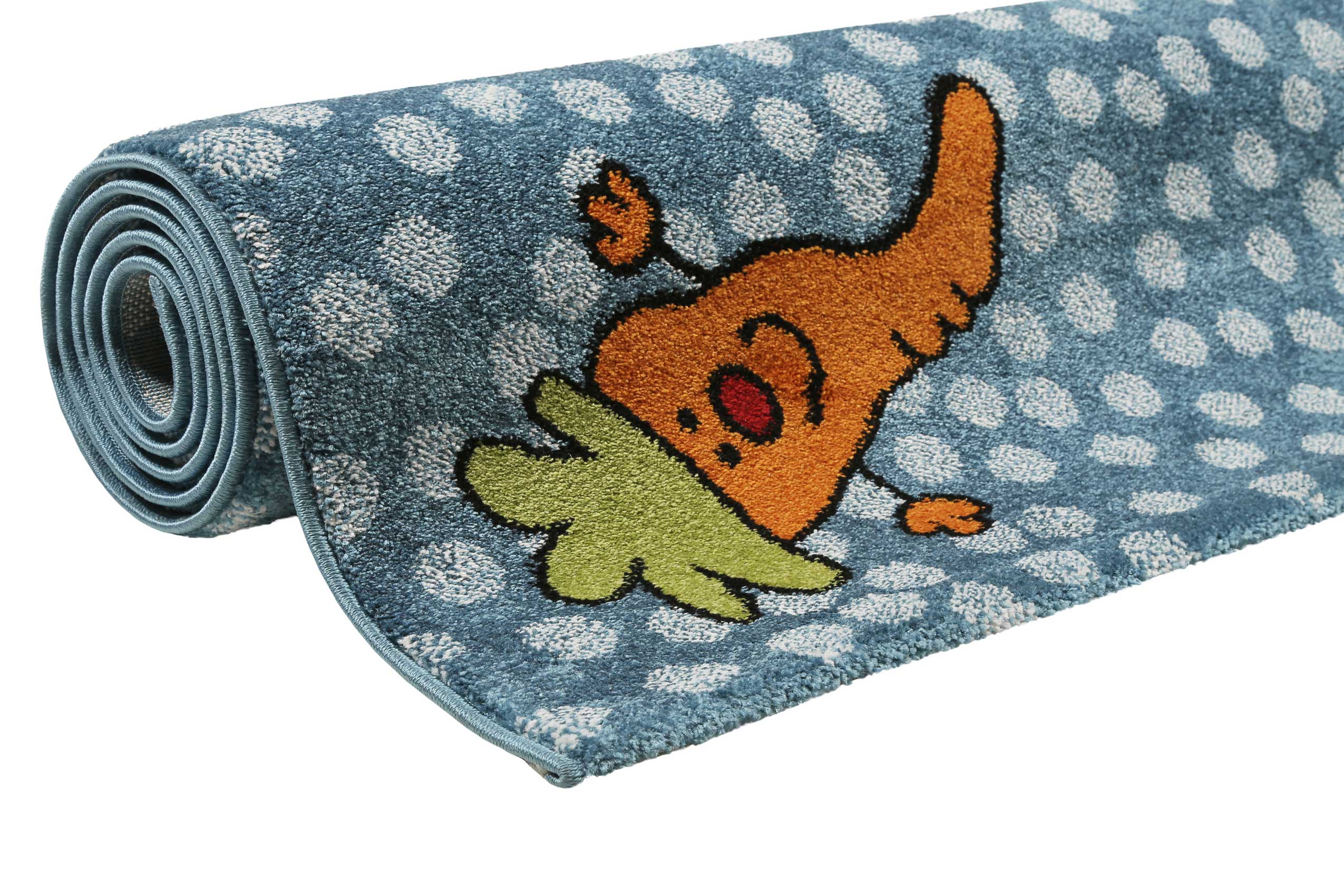 Sigikid Kinderteppich Blau "Rainbow Rabbit"