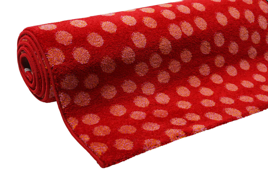 Sigikid Kinderteppich Rot "Rainbow Rabbit"