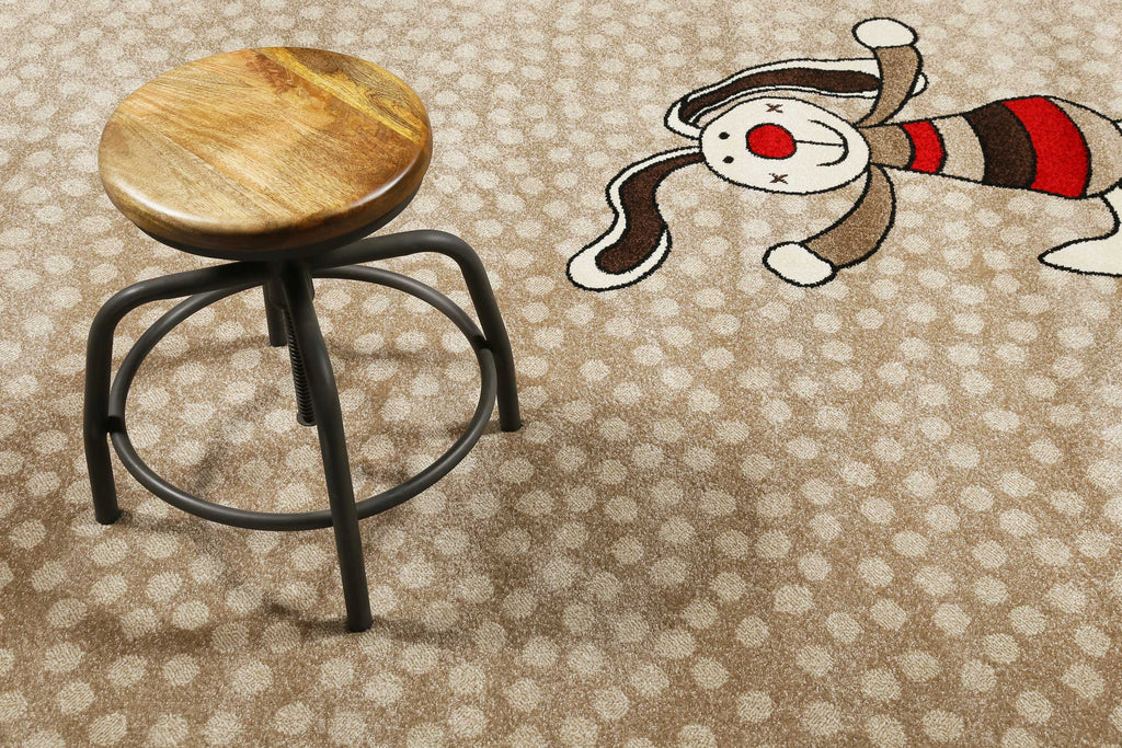 Sigikid Kinderteppich Beige Sand "Rainbow Rabbit"