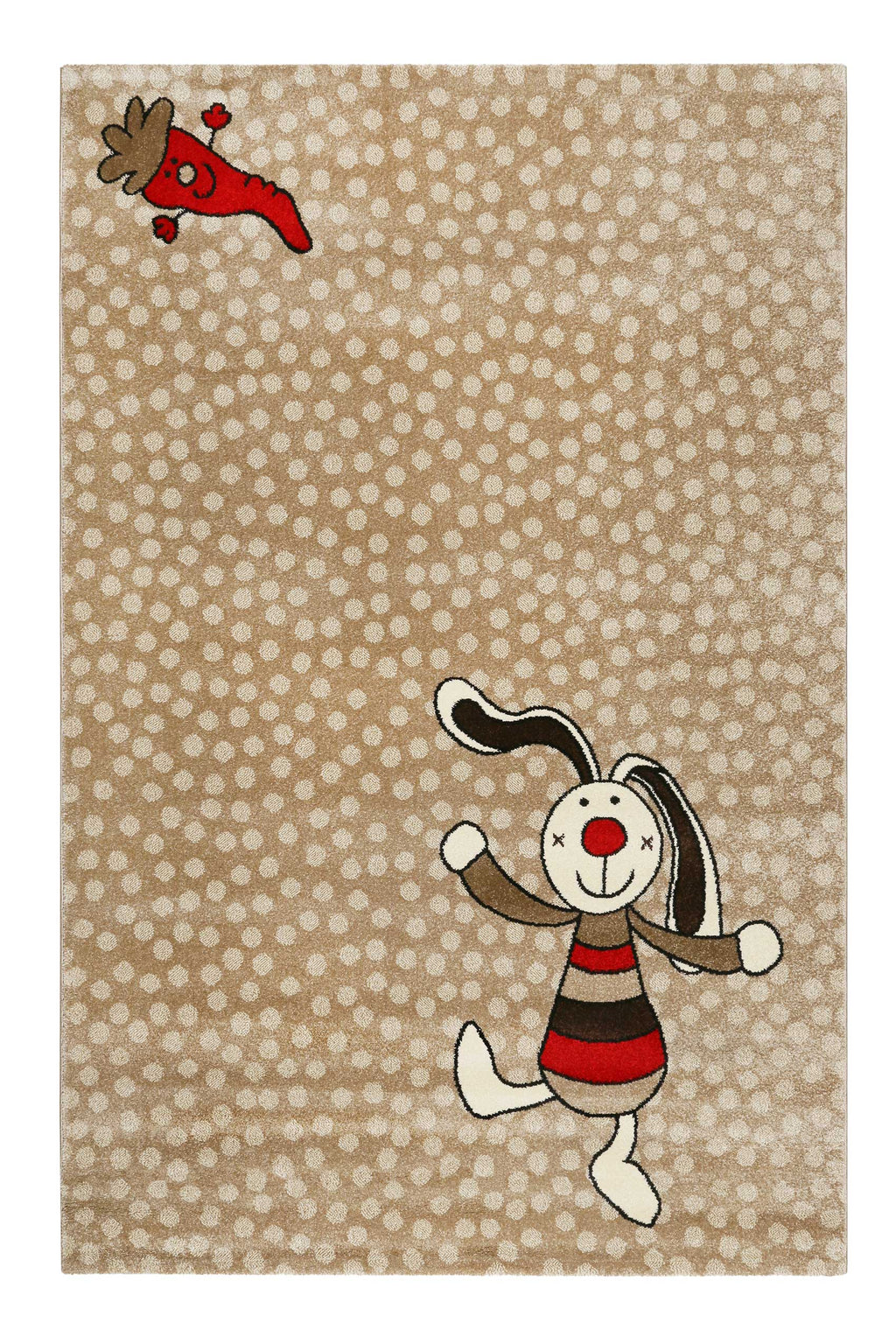 Sigikid Kinderteppich Beige Sand "Rainbow Rabbit"