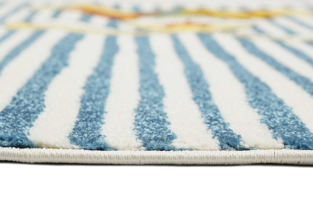 Sigikid Kinderteppich Blau "Semmel Bunny"