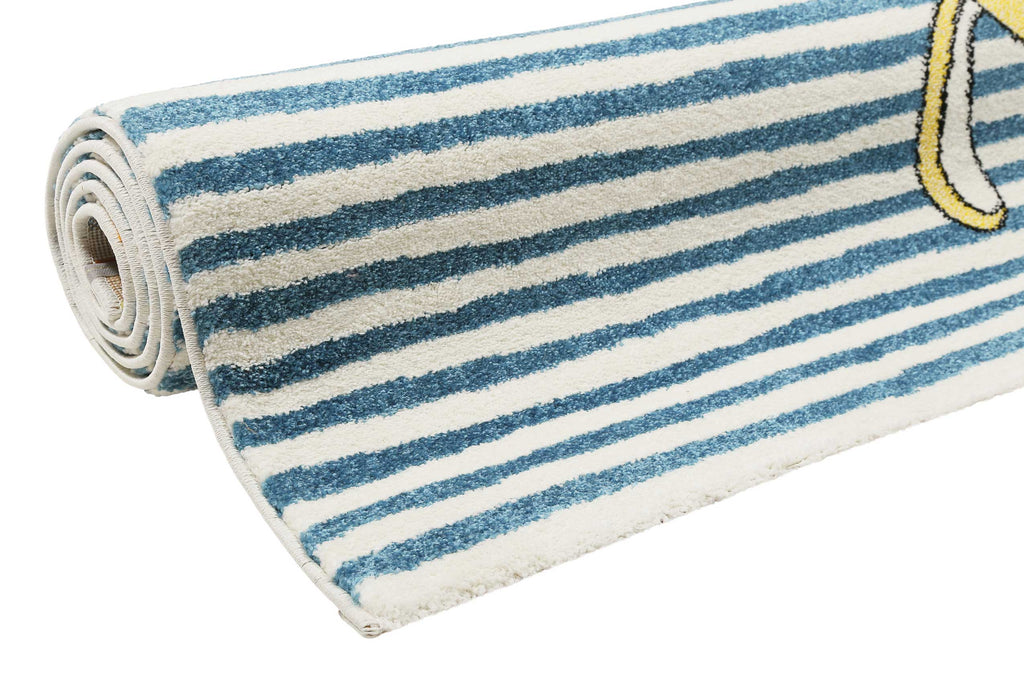 Sigikid Kinderteppich Blau "Semmel Bunny"