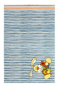 Sigikid Kinderteppich Blau "Semmel Bunny"