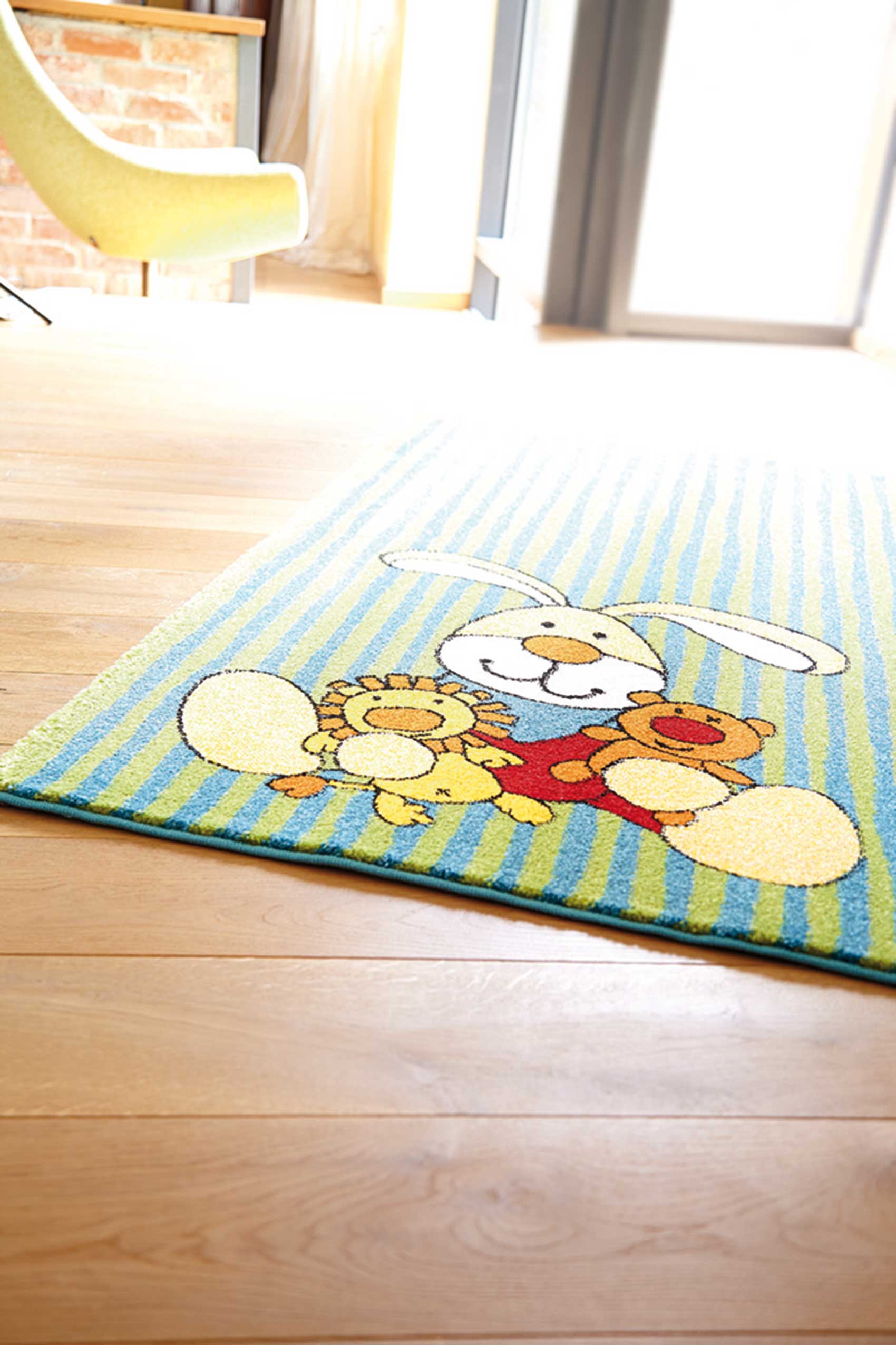 Sigikid Kinderteppich Blau "Semmel Bunny"