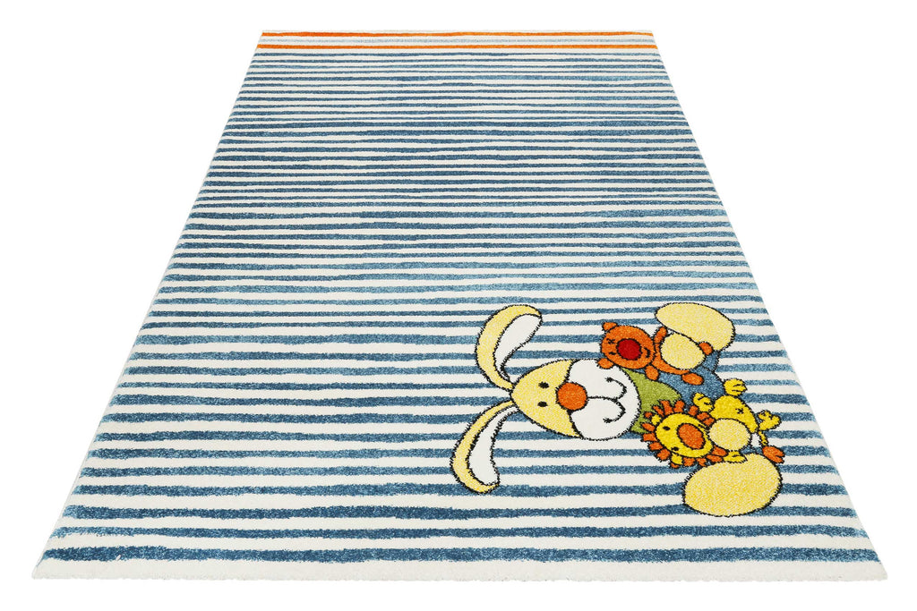 Sigikid Kinderteppich Blau "Semmel Bunny"