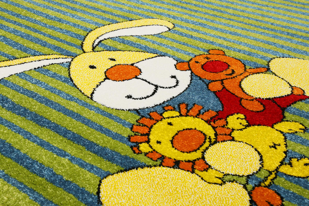 Sigikid Kinderteppich Grün "Semmel Bunny"