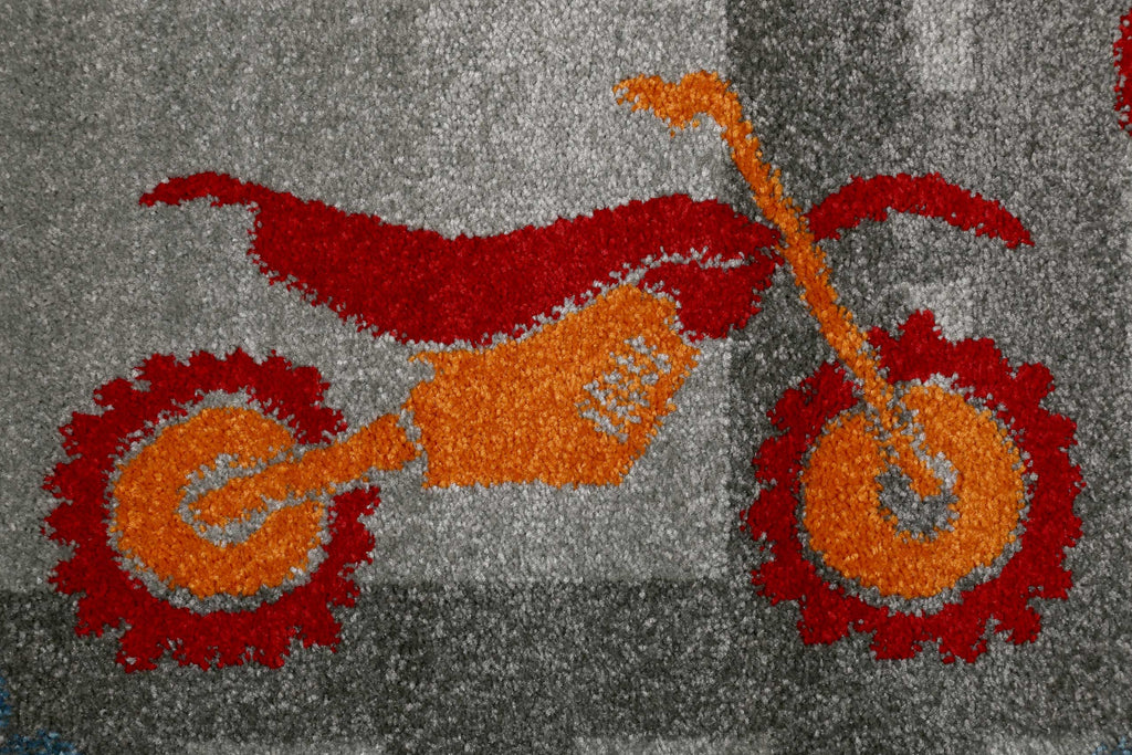 Sigikid Kinderteppich Bunt "Traffic"