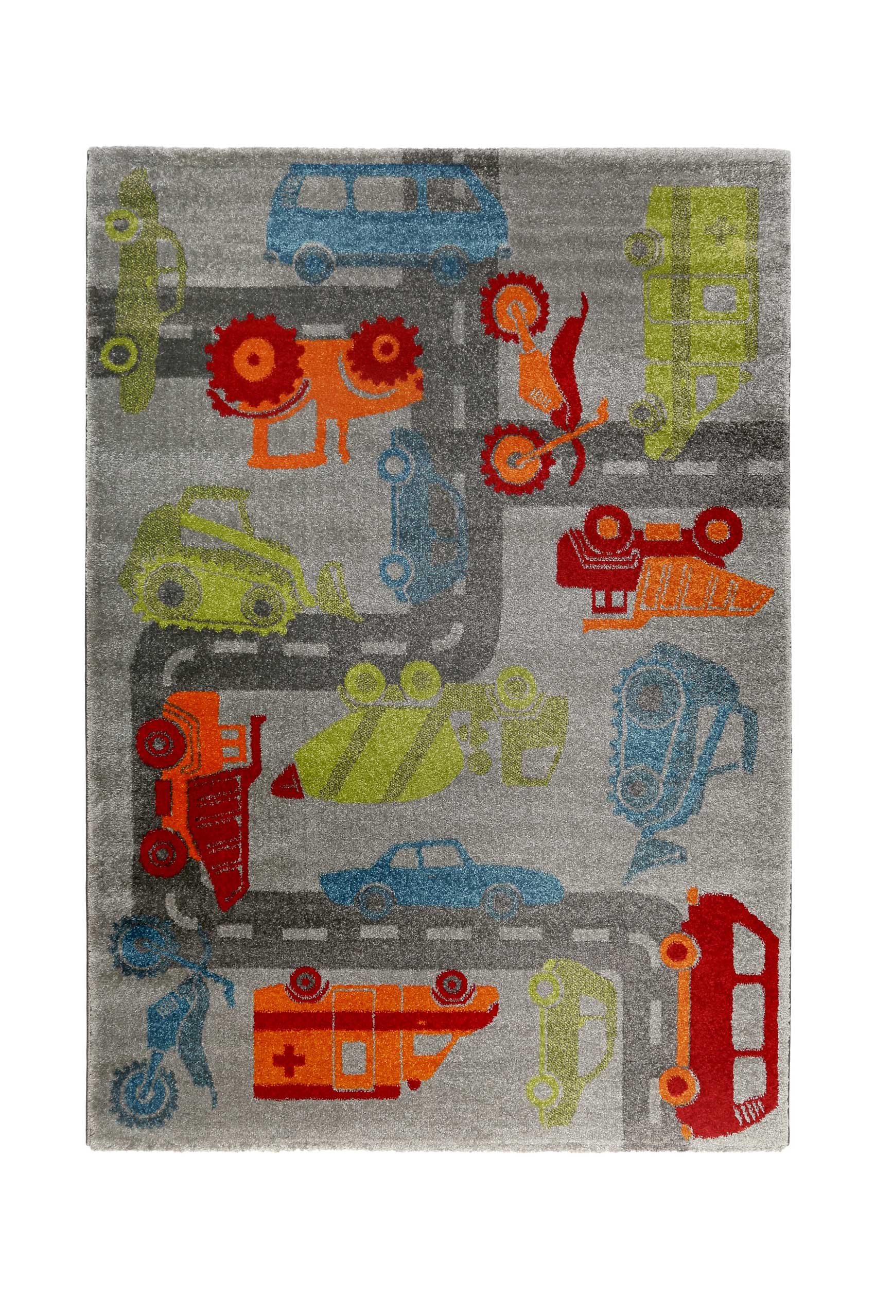 Sigikid Kinderteppich Bunt "Traffic"