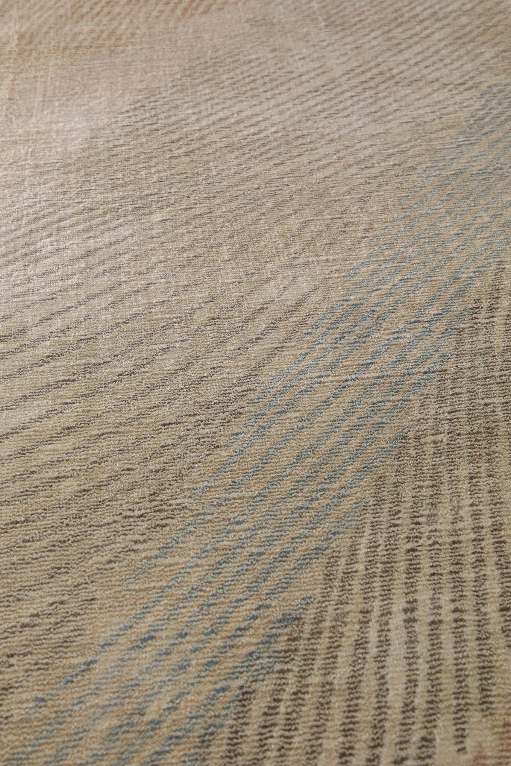 Kurzflorteppich Beige aus Viskose & Schurwolle "Skai" WECONhome