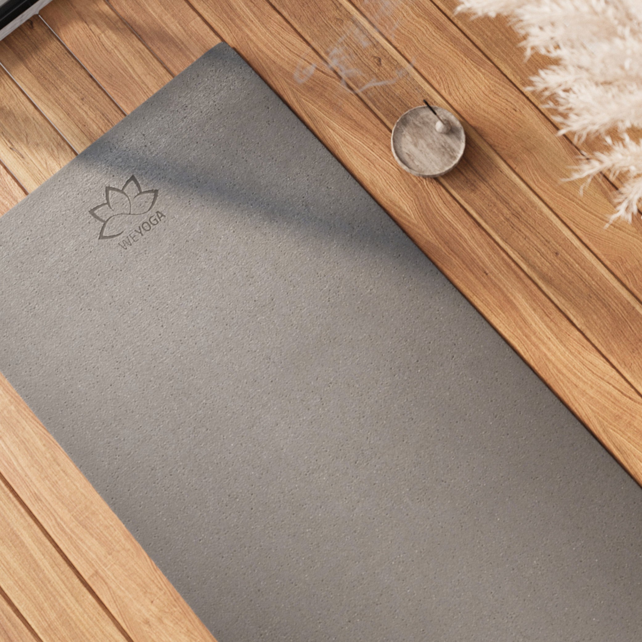 Yogamatte Anthrazit "Spirit" WeYoga