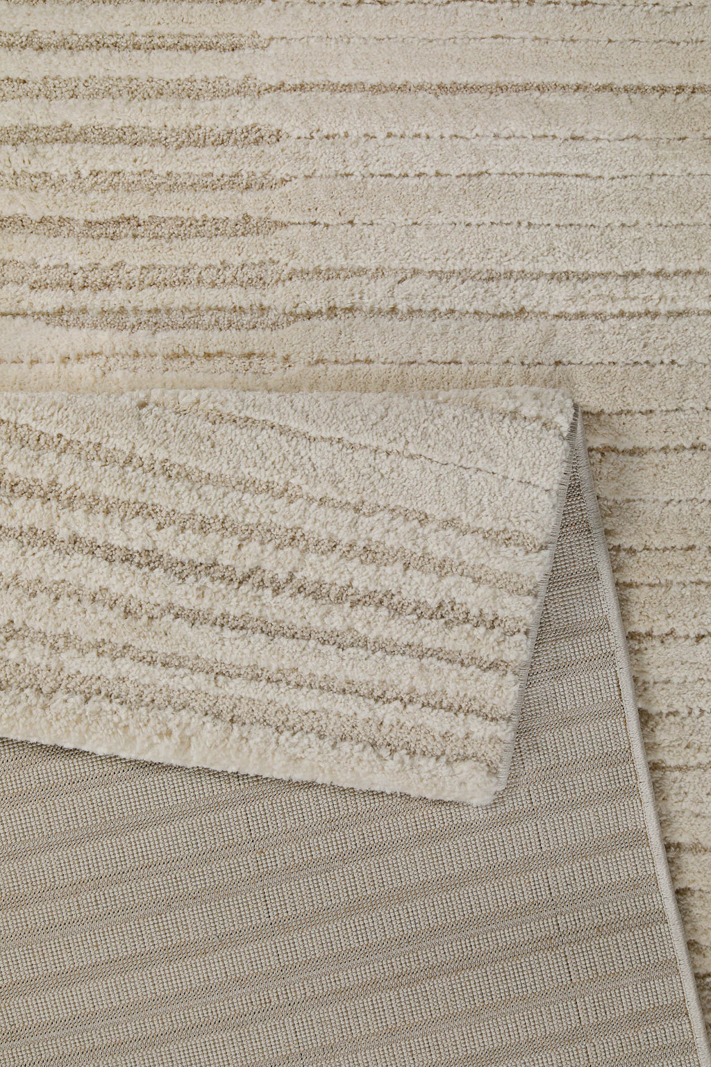 Kurzflor Teppich Creme Beige "Sven" WECONhome