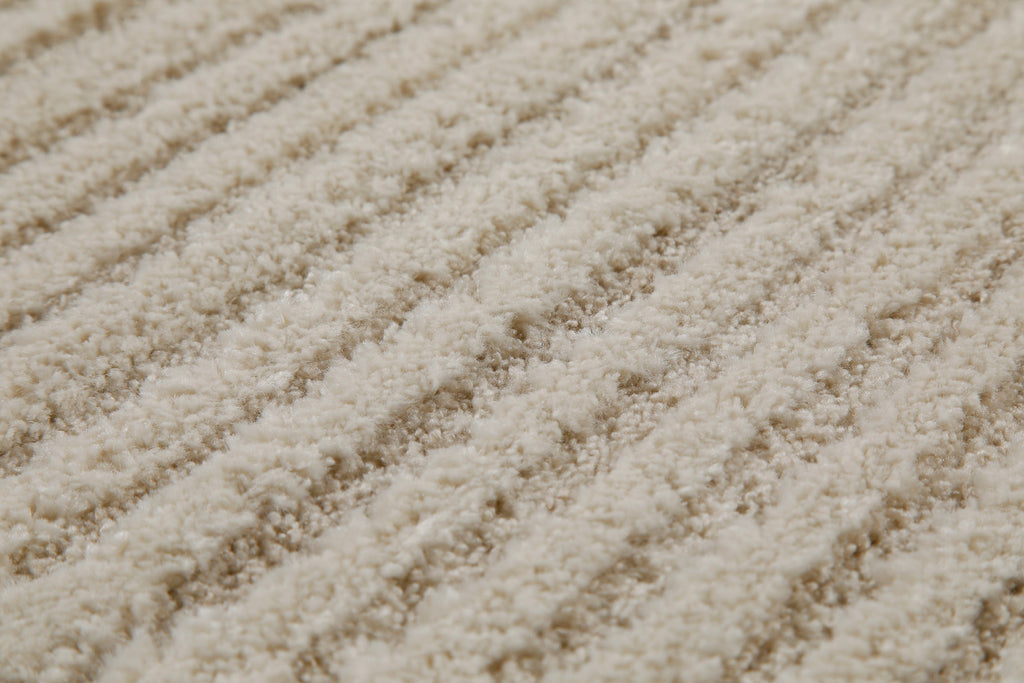 Kurzflor Teppich Creme Beige "Sven" WECONhome