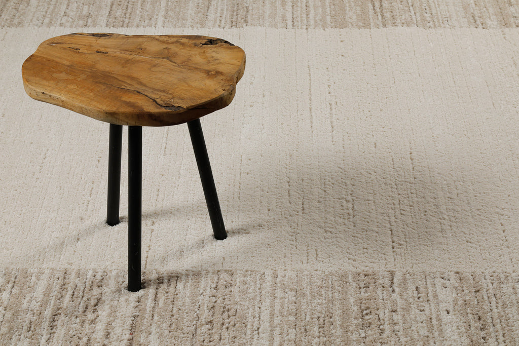 Kurzflor Teppich Creme Beige "Thorben" WECONhome