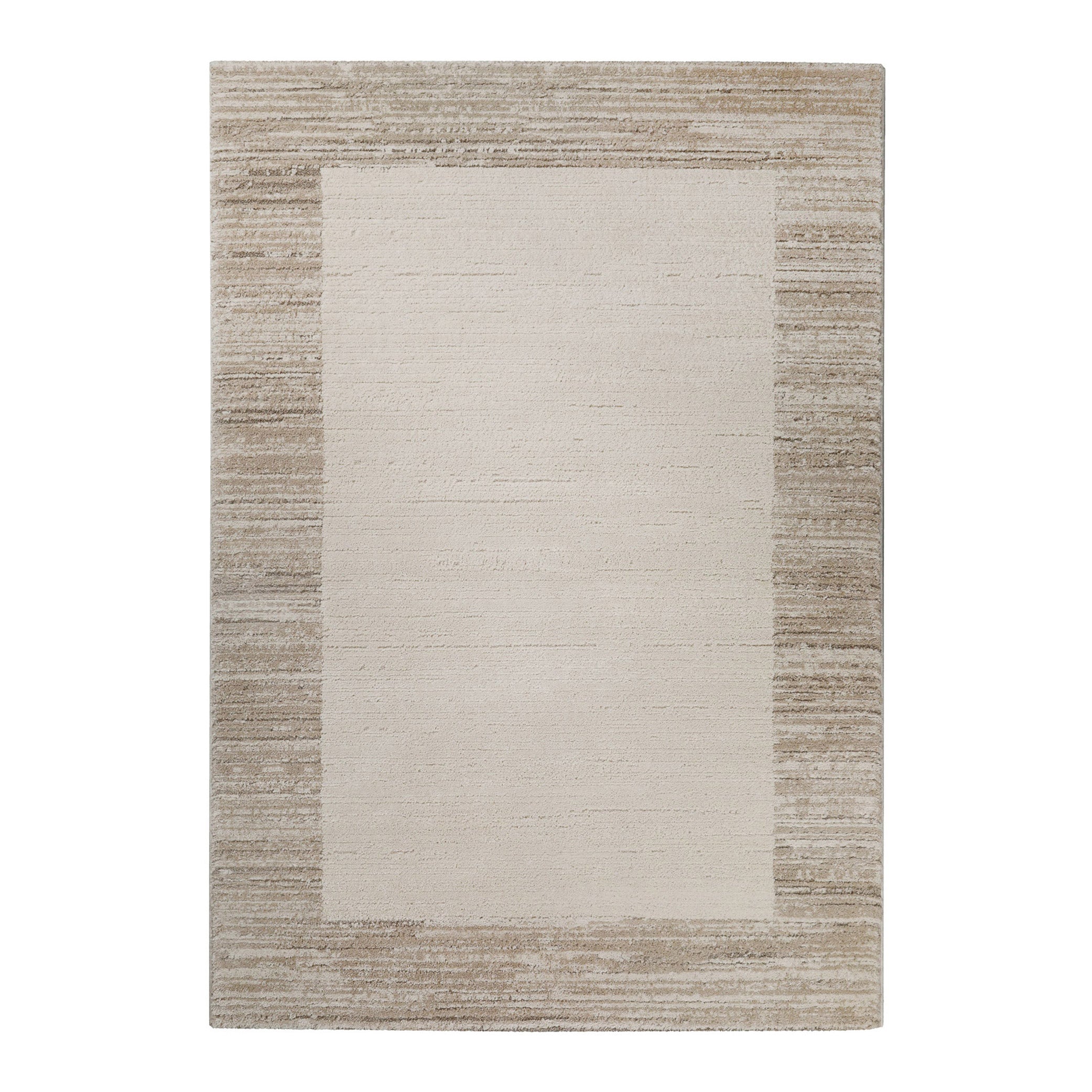 Kurzflor Teppich Creme Beige "Thorben" WECONhome
