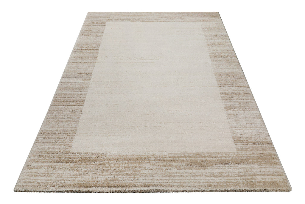 Kurzflor Teppich Creme Beige "Thorben" WECONhome