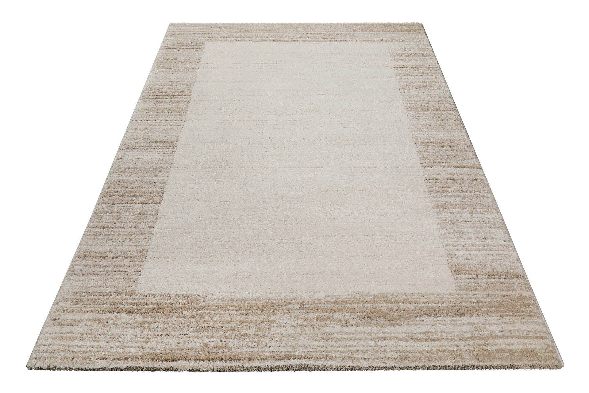 Kurzflor Teppich Creme Beige "Thorben" WECONhome