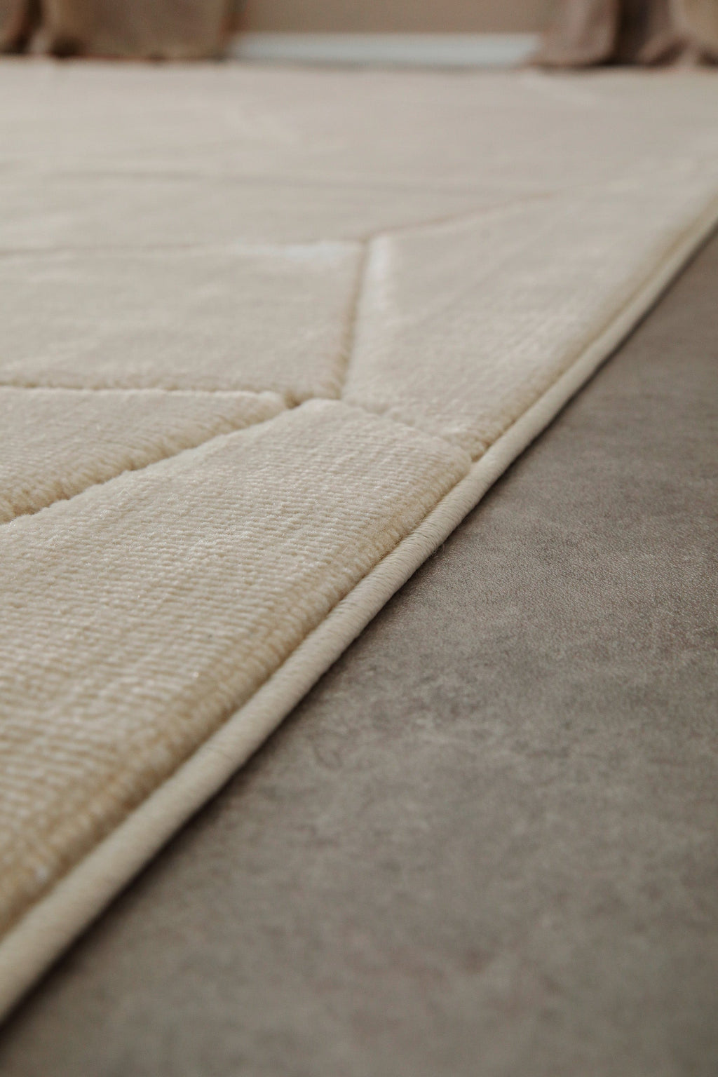 Kurzflorteppich Sand Beige "Unplugged" WECONhome