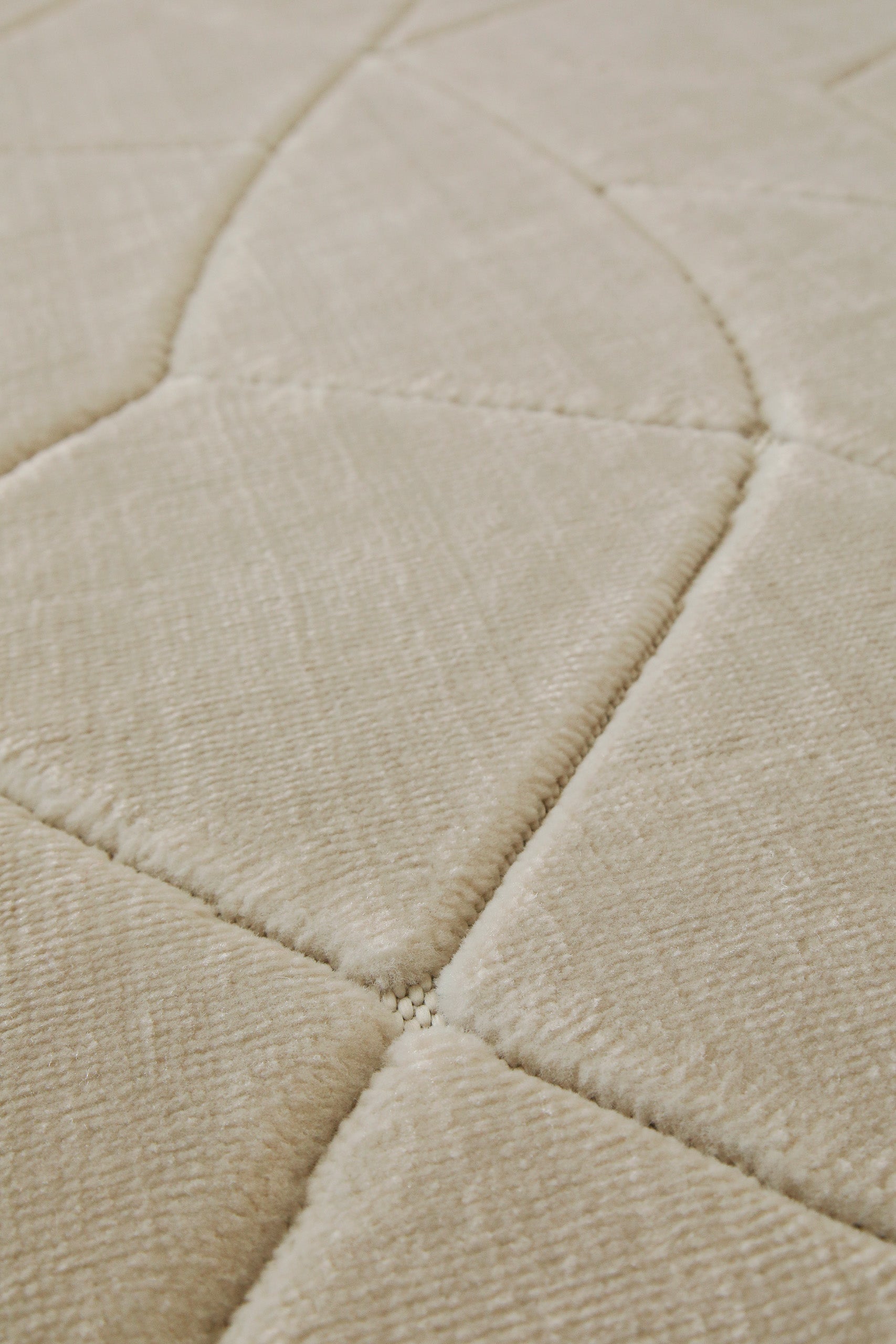 Kurzflorteppich Sand Beige "Unplugged" WECONhome