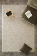 Kurzflorteppich Sand Beige "Unplugged" WECONhome