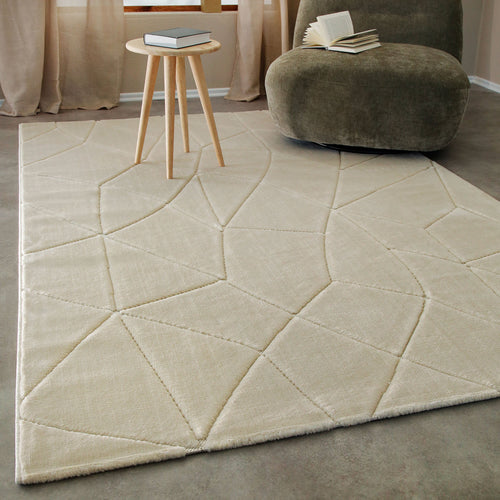 Kurzflorteppich Sand Beige "Unplugged" WECONhome