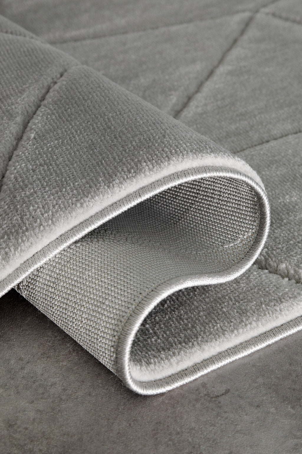 Kurzflorteppich Grau "Unplugged" WECONhome