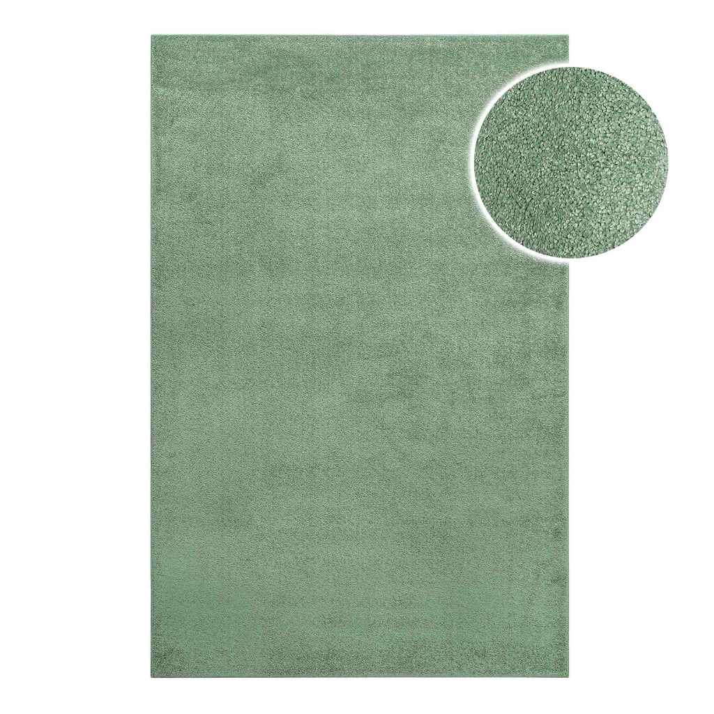 Teppich Mint Grün Kurzflor "Lotta" WECONhome Basics