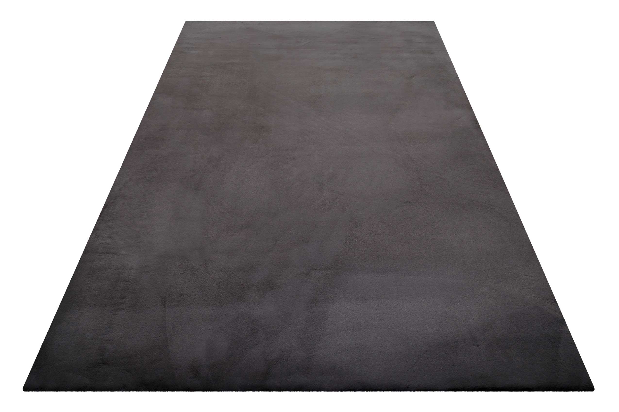 Kunstfell Teppich Anthrazit flauschig und weich "Anna" WECONhome Basics