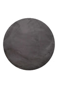 Teppich Rund Anthrazit flauschig und weich "Anna" WECONhome Basics