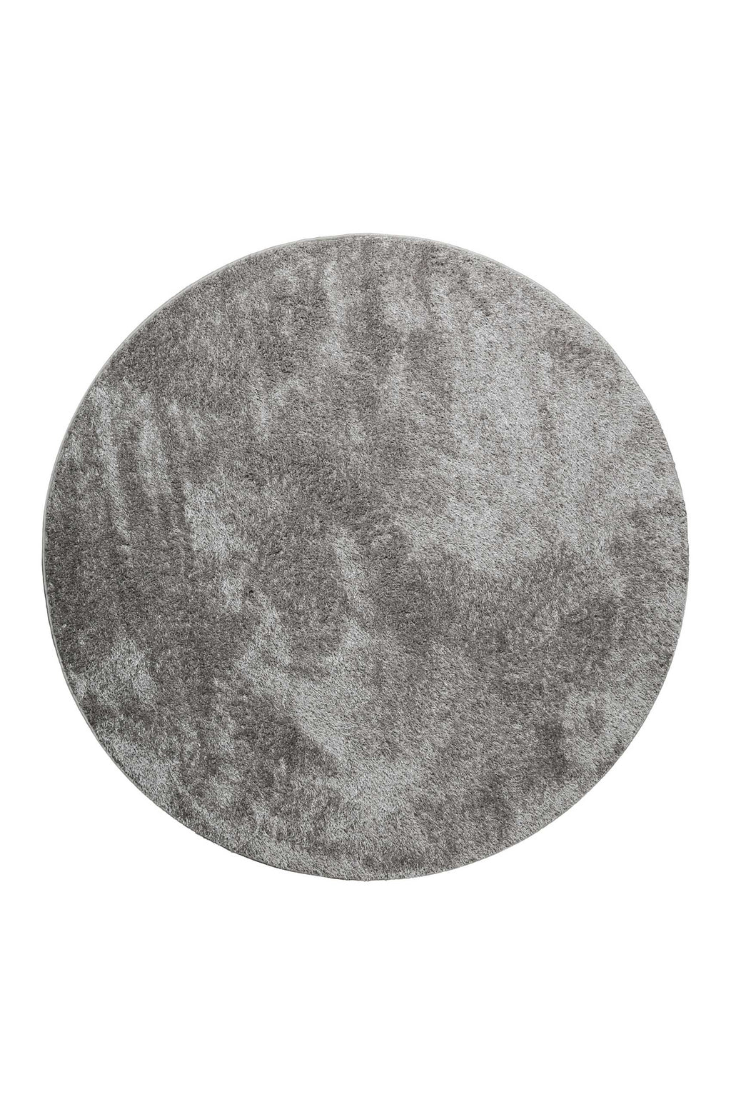 Teppich Rund Grau Hochflor "Fanny" WECONhome Basics