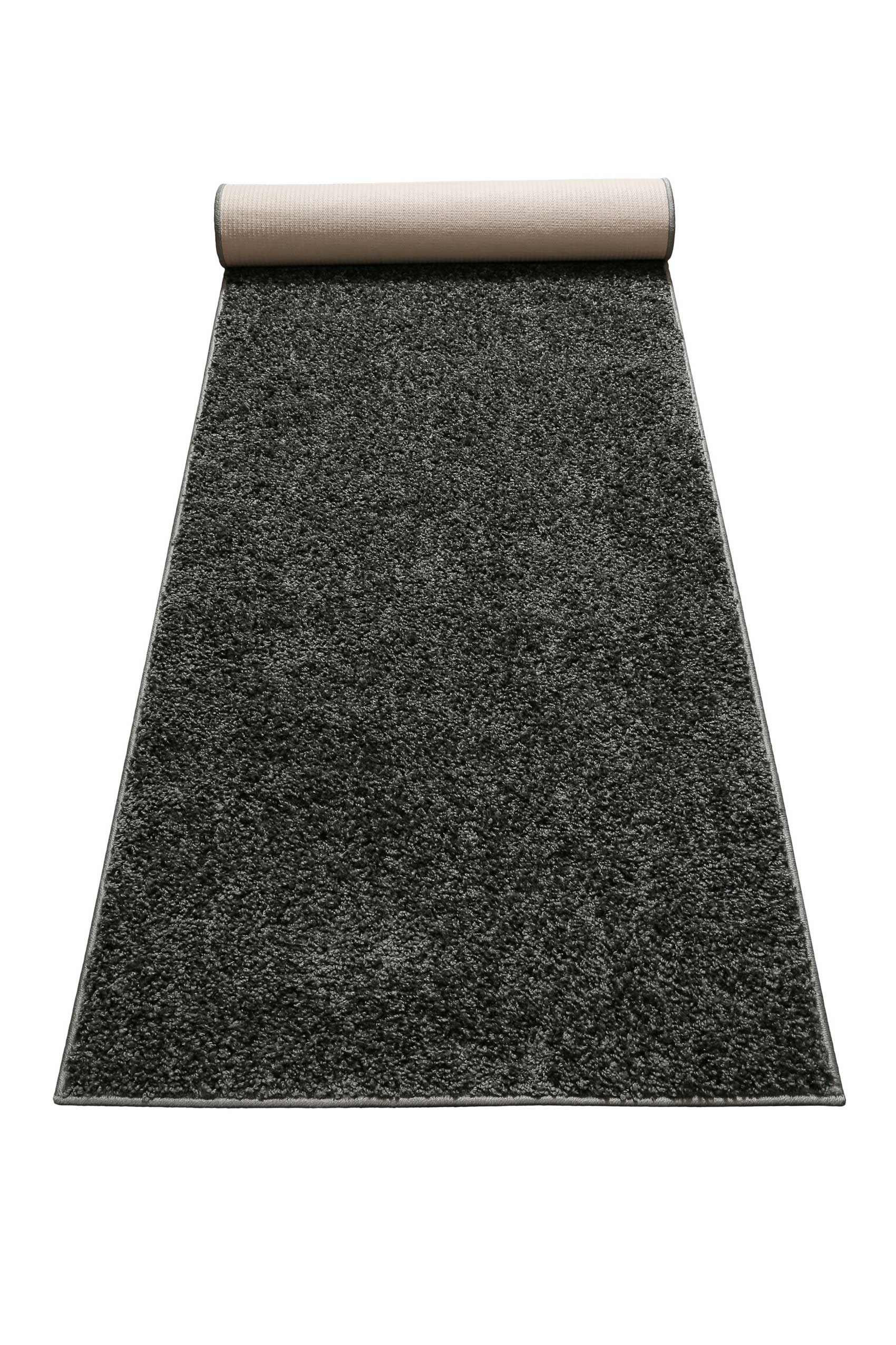 Teppich Anthrazit Hochflor "Greta" WECONhome Basics