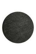 Teppich Rund Anthrazit Hochflor "Greta" WECONhome Basics