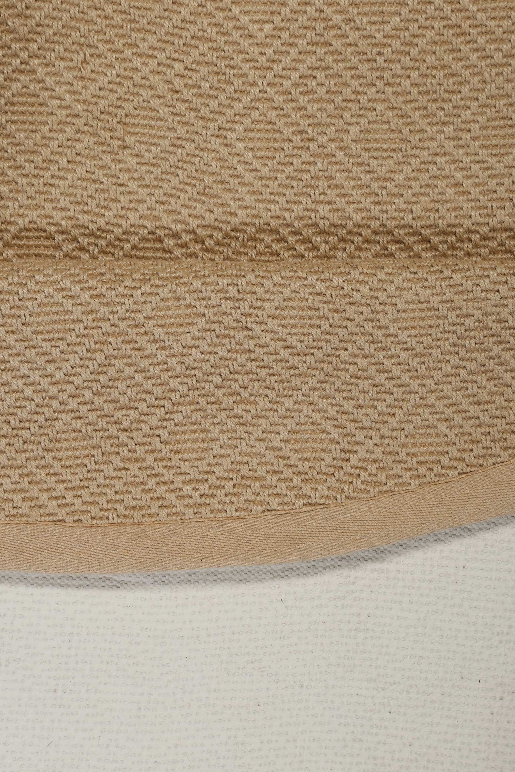 Teppich Rund Natur aus Jute "Hugo two" WECONhome