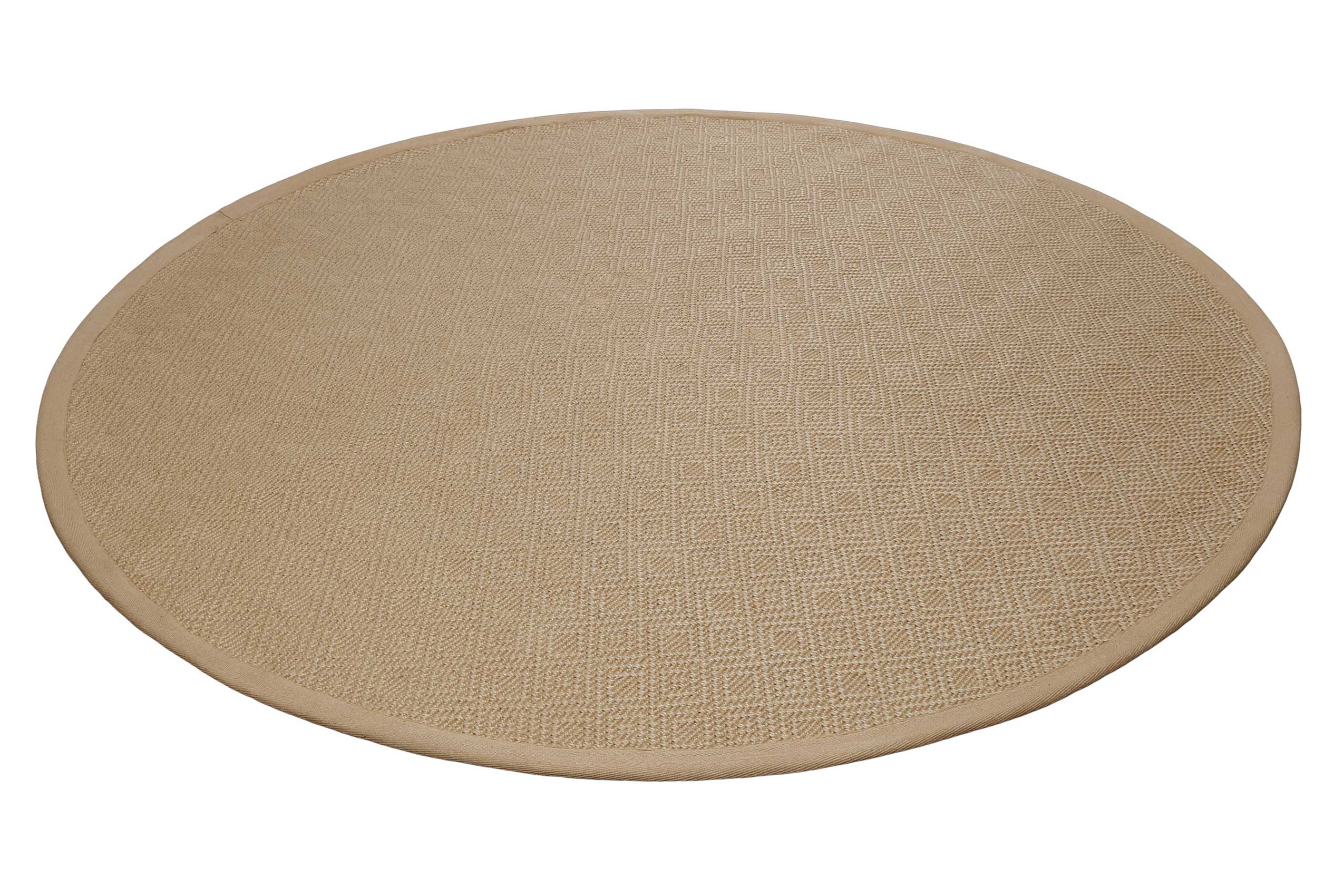 Teppich Rund Natur aus Jute "Hugo two" WECONhome
