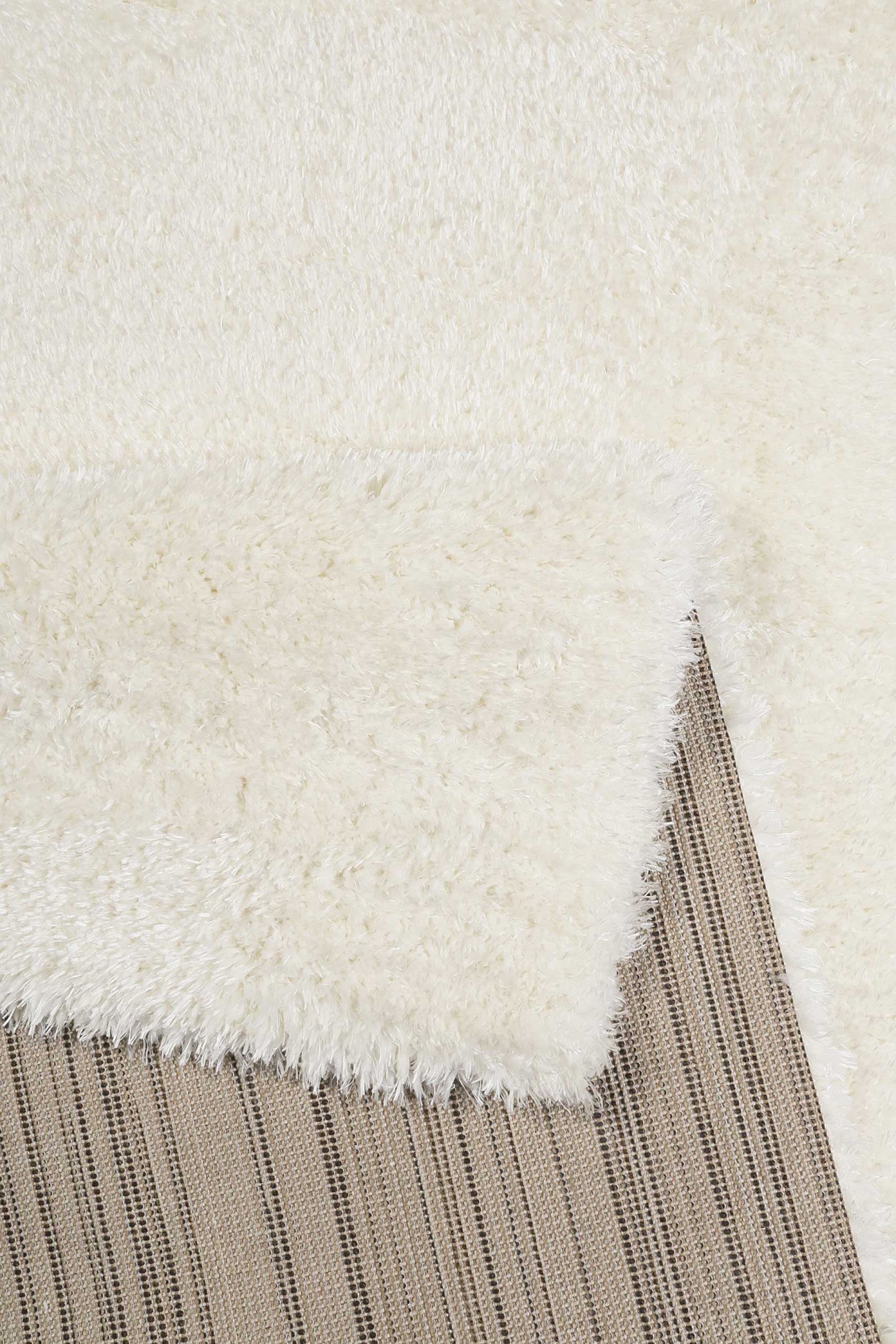 Hochflor Teppich Weiß Creme "Toubkal" WECONhome