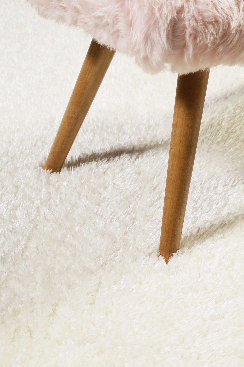 Hochflor Teppich Weiß Creme "Toubkal" WECONhome