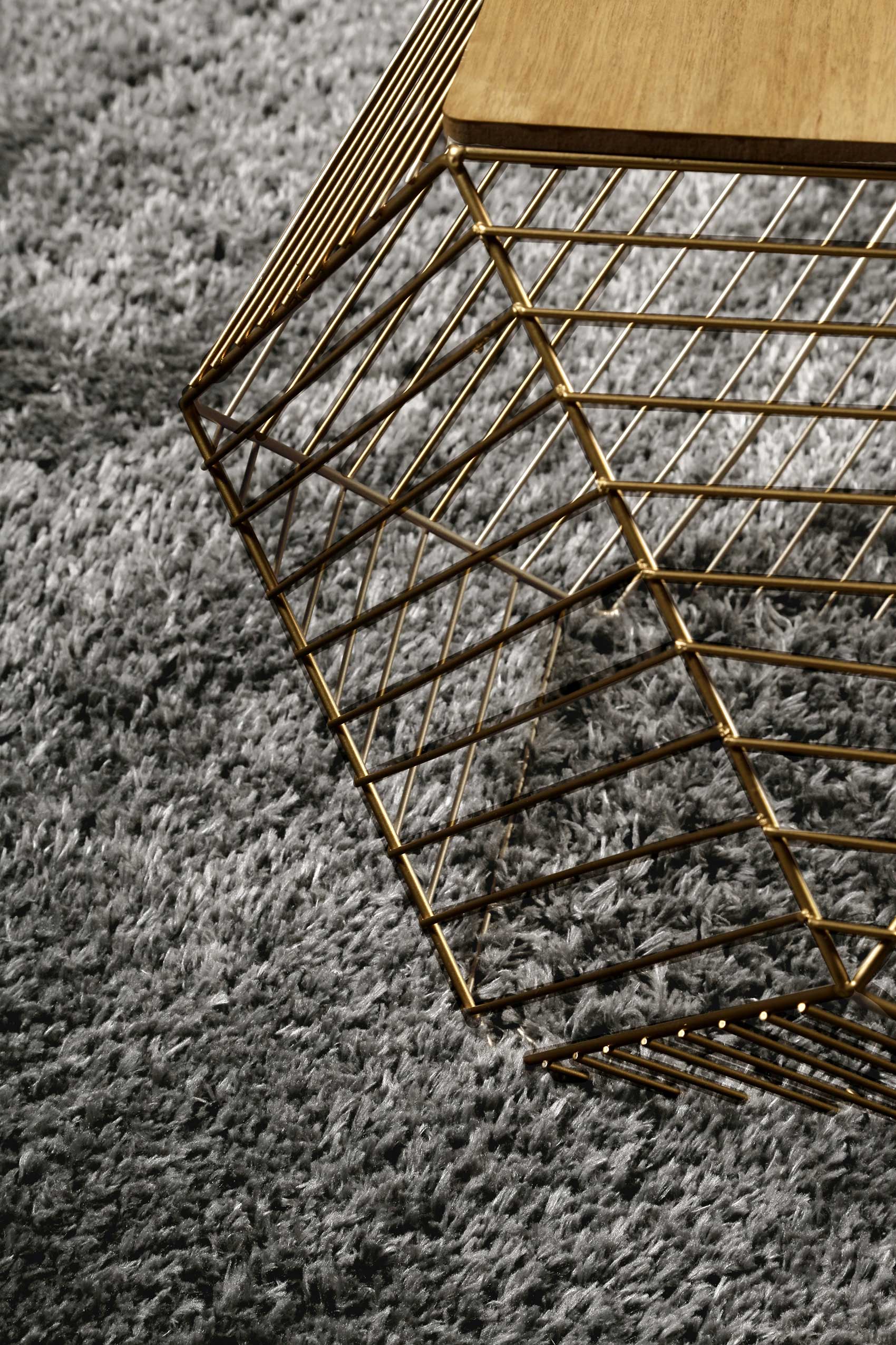 Hochflor Teppich Grau "Toubkal" WECONhome