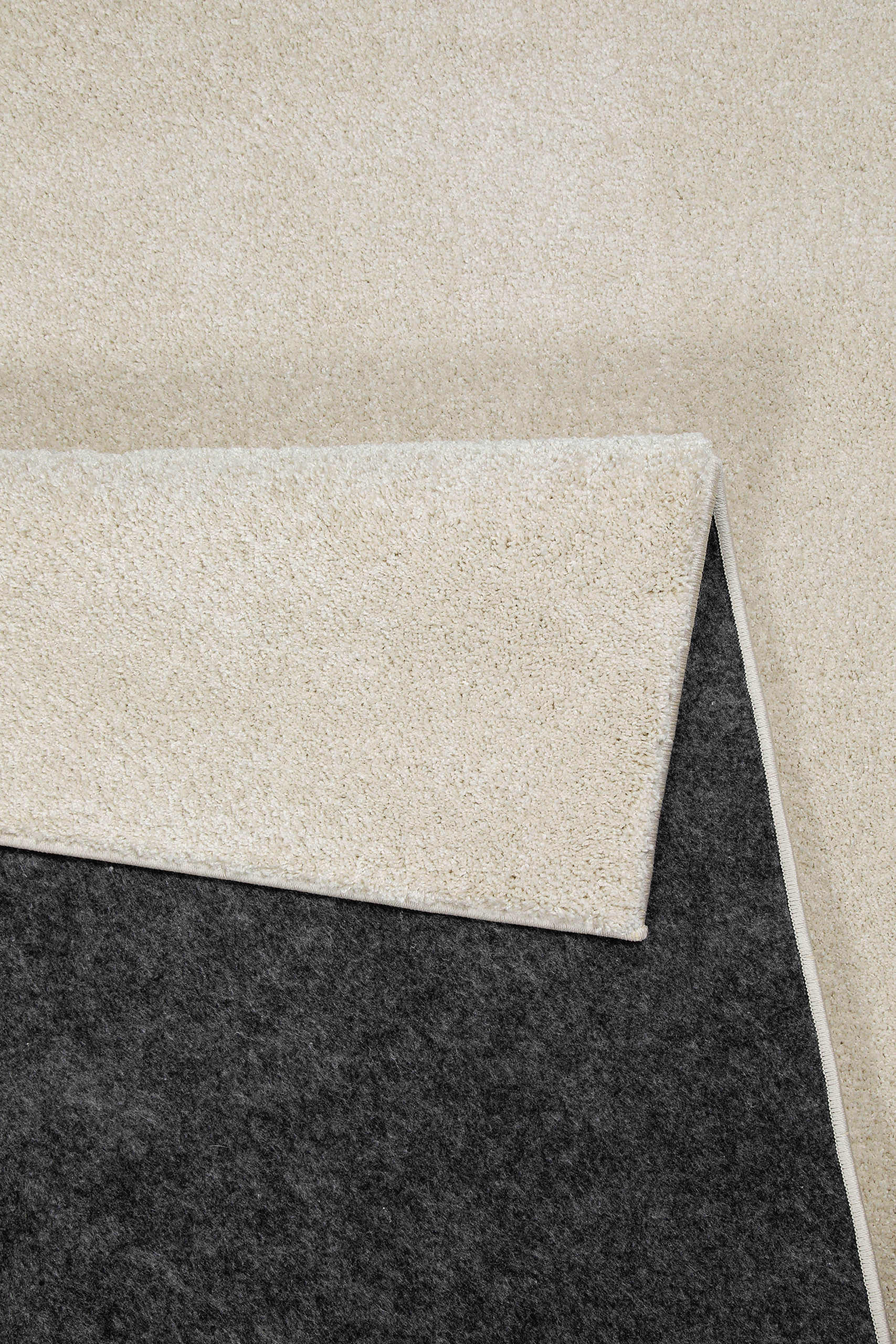 Kurzflorteppich Creme Weiß "Wogh" WECONhome