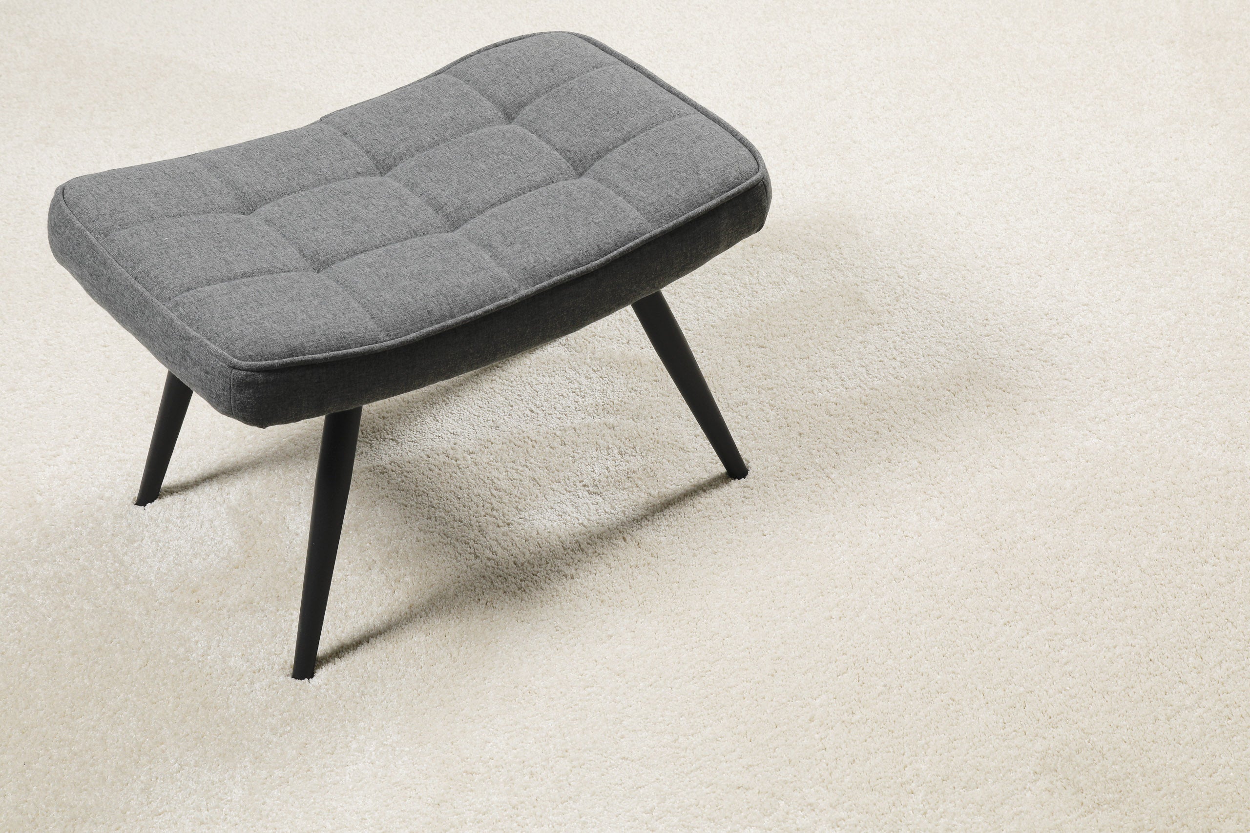 Kurzflorteppich Creme Weiß "Wogh" WECONhome