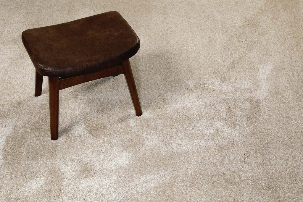 Kurzflorteppich Rund Sand Beige "Wogh" WECONhome