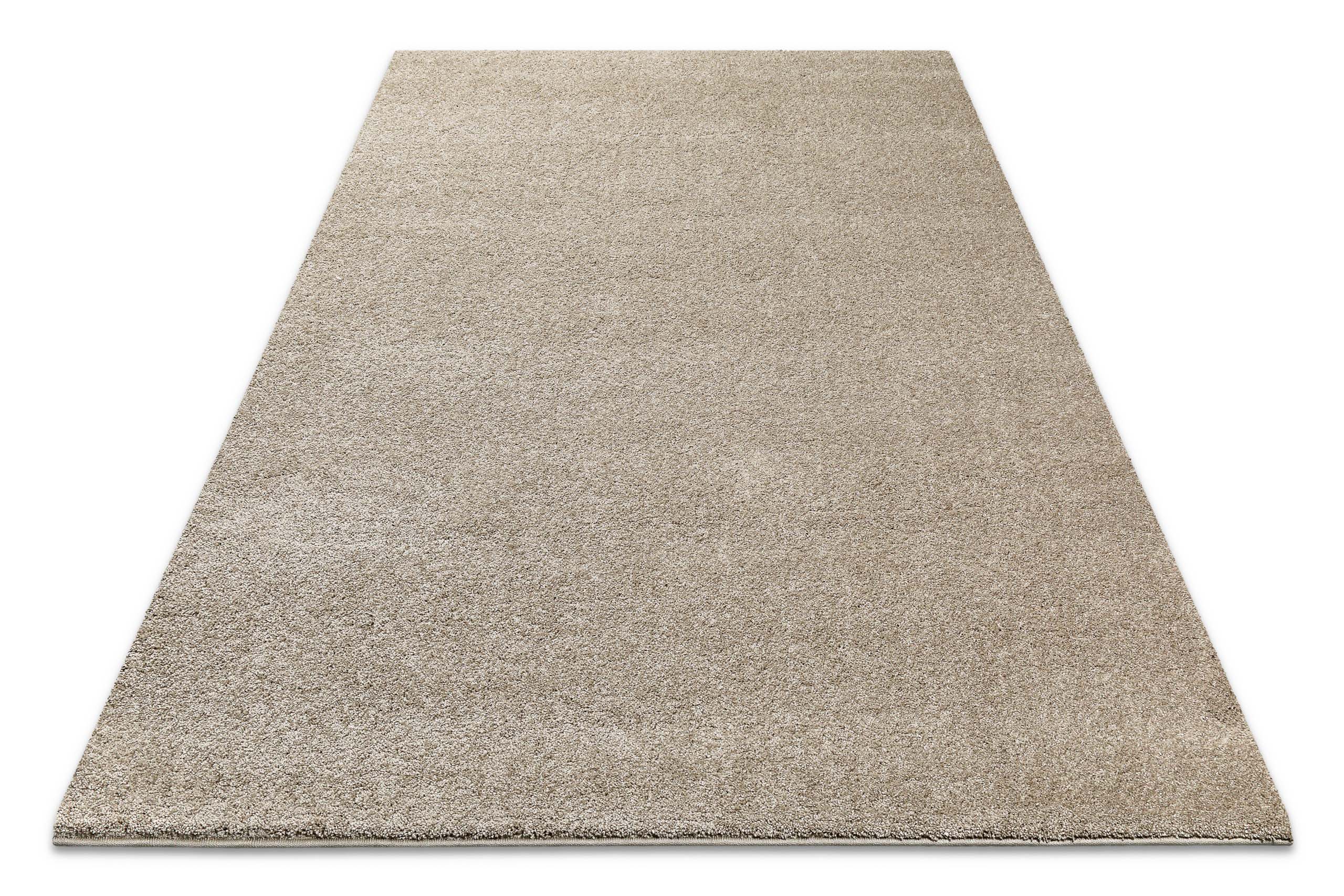 Kurzflorteppich Sand Beige "Wogh" WECONhome