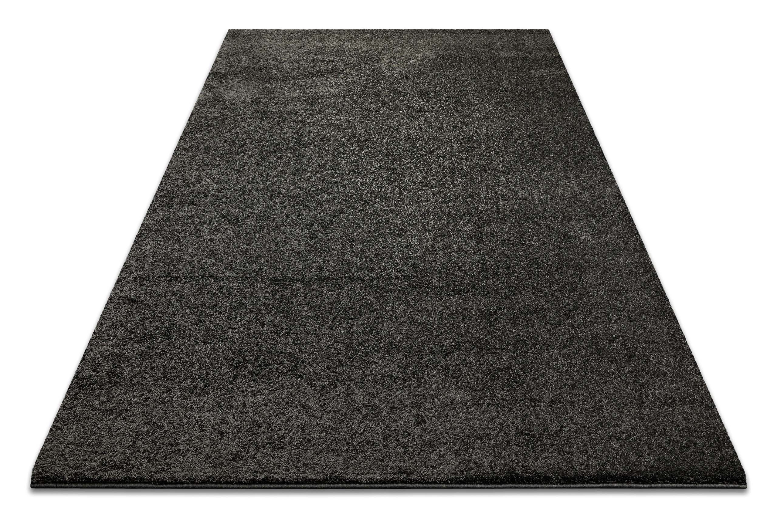Kurzflorteppich Anthrazit "Wogh" WECONhome