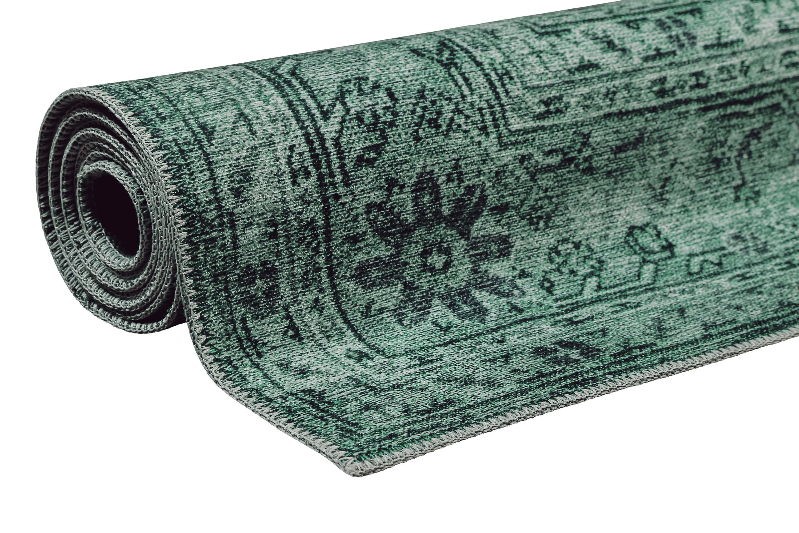 Teppich Anthrazit Grün Vintage "2nd Avenue" WECONhome