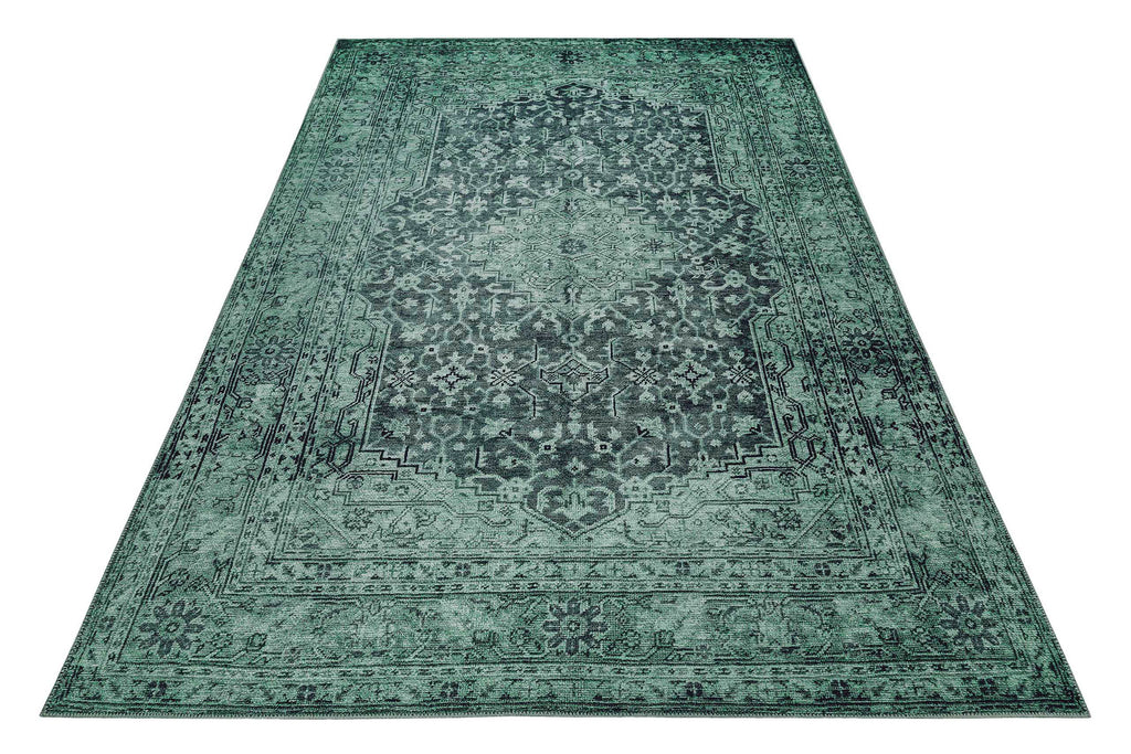Teppich Anthrazit Grün Vintage "2nd Avenue" WECONhome