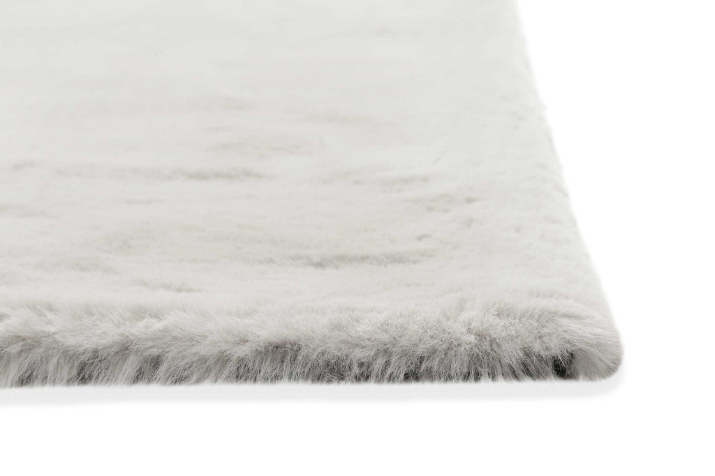 Kunstfell Teppich Beige Grau flauschig und weich "Anna" WECONhome Basics